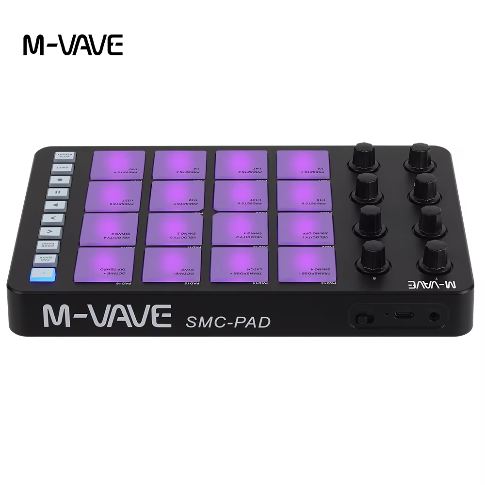 Contrôleur MIDI M-VAVE SMC-PAD - Midi Controller Pad avis et prix