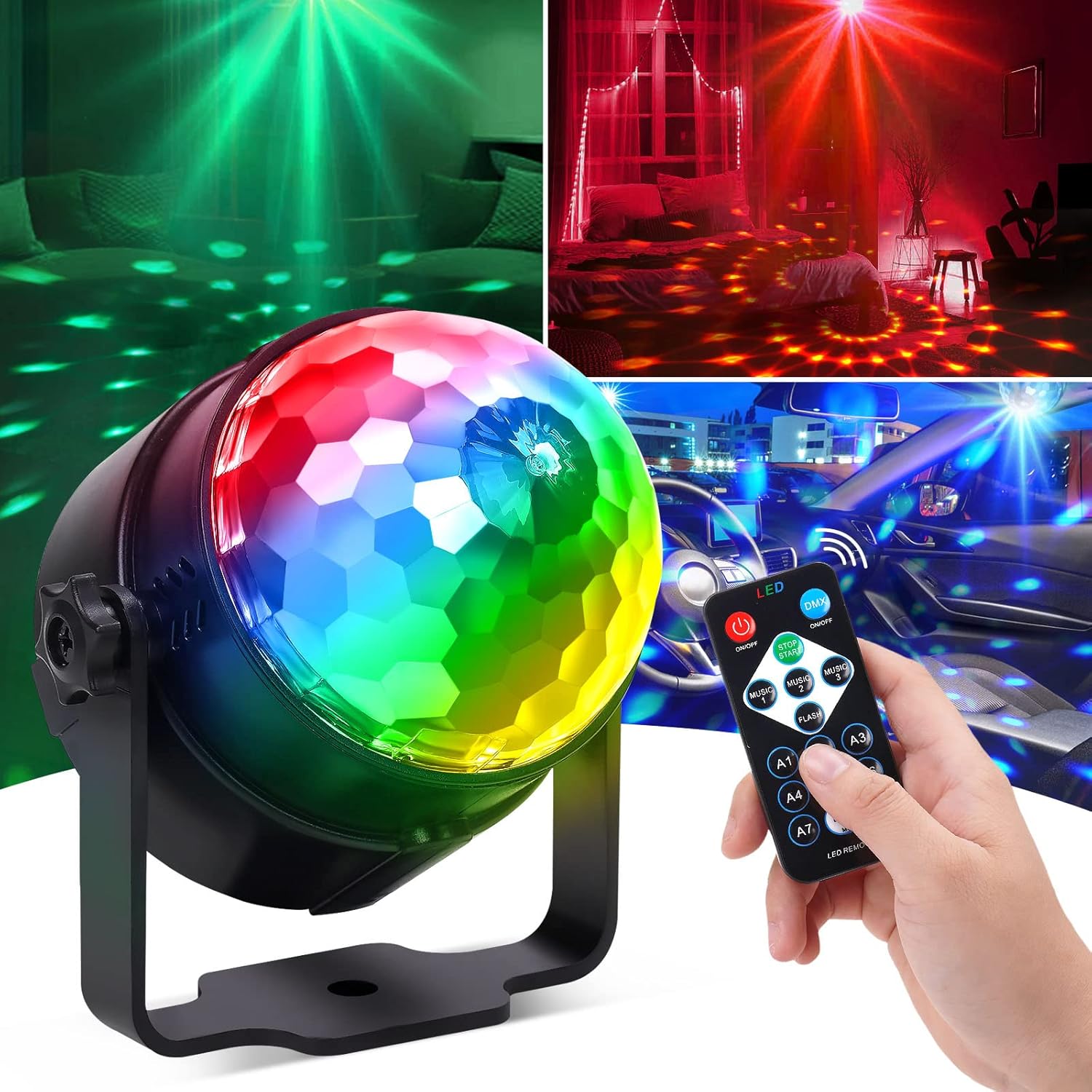 RGB LED scène Disco lumière ro - Audio Music Dj avis et prix