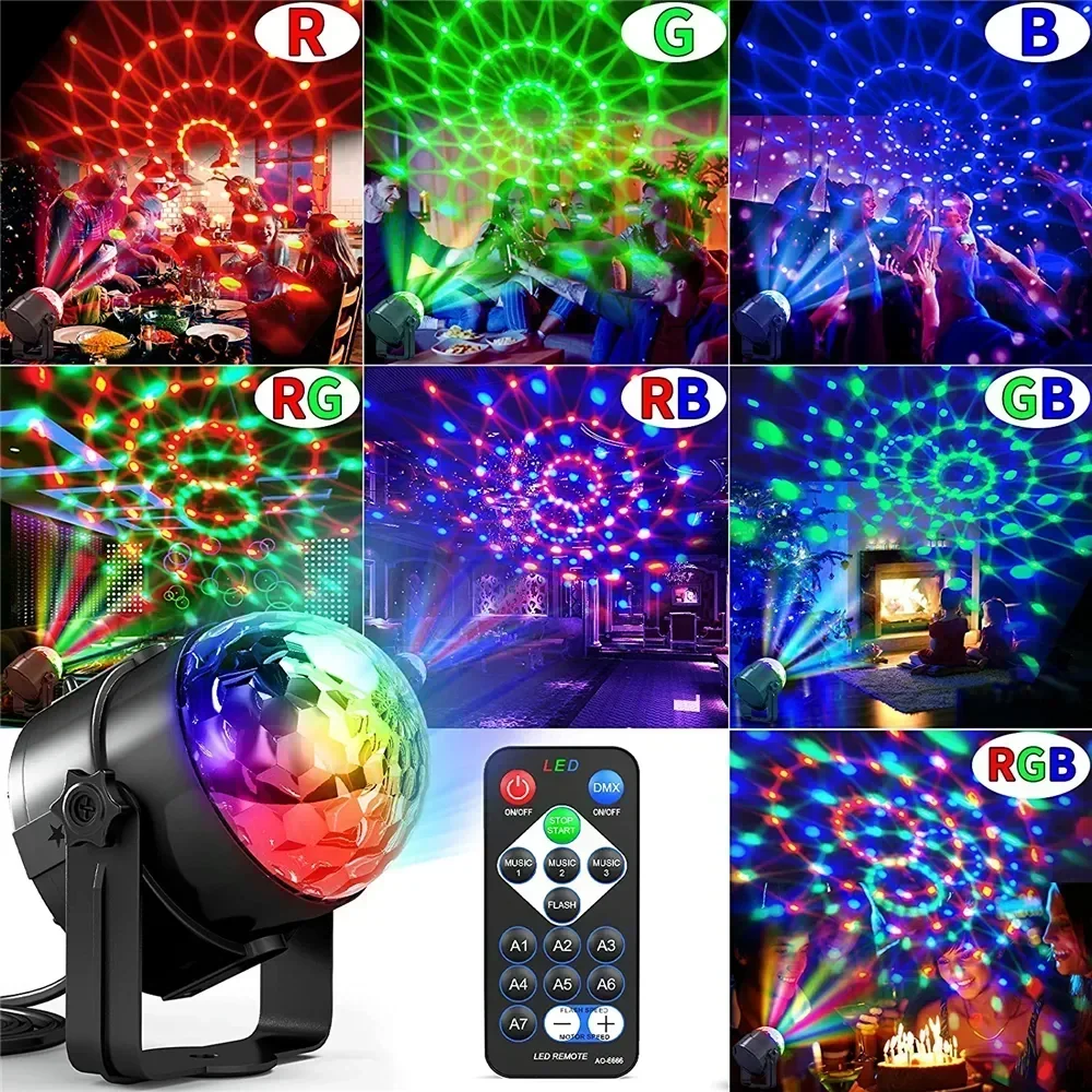 RGB LED scène Disco lumière ro - Audio Music Dj avis et prix