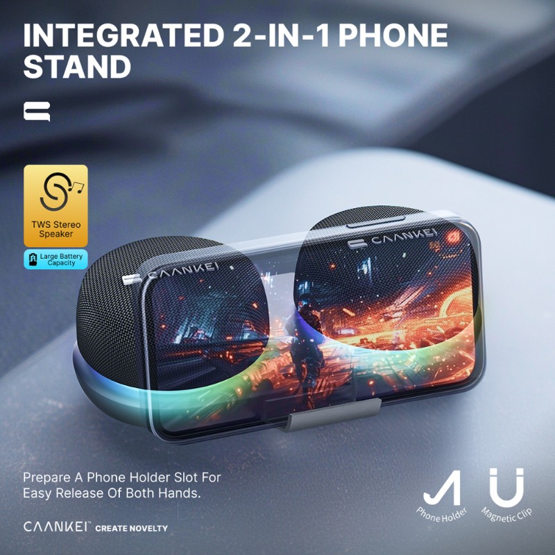 Enceinte Bluetooth magnétique  - Audio Music Spotify avis et prix